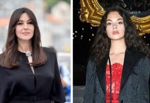 Cover of the French Elle, Bellucci’s daughter.