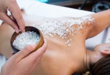 DIY beauty boxes based on sea salt