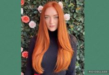 Βαμμένα χάλκινα μαλλιά!!!