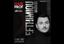 Markos Efthymiou at Hairprof 2022
