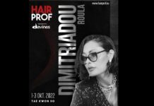 Roula Dimitriadou at Hairprof 2022