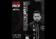 Alexandros Georgakopoulos at Hairprof 2022