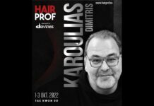 Dimitris Karoulias at Hairprof 2022 Dimitris Karoulias