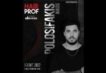 Nikos Polosifakis at Hairprof 2022