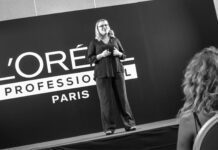 Leah Kouroupi at the Inspiration Days of L’Oréal Professionnel in Larissa