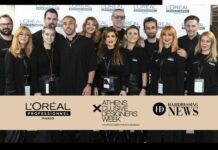 The #LOREALPRO Artists at AXDW L'Oréal pro artists at AXDW outside