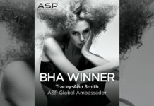 Η Tracey Ann Smith, Global Ambassador της A.S.P, νικήτρια των British Hairdressing Awards