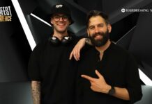 Οι Αλέξανδρος Μάττας και Δημήτρης Σεϊμανίδης στο stage του HAIRFEST EXPERIENCE 2024